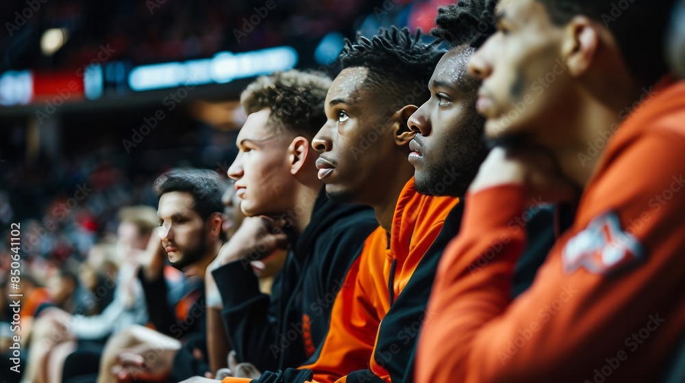 Team Bench Reactions During Crucial Play Team Bench Reactions During Crucial Play