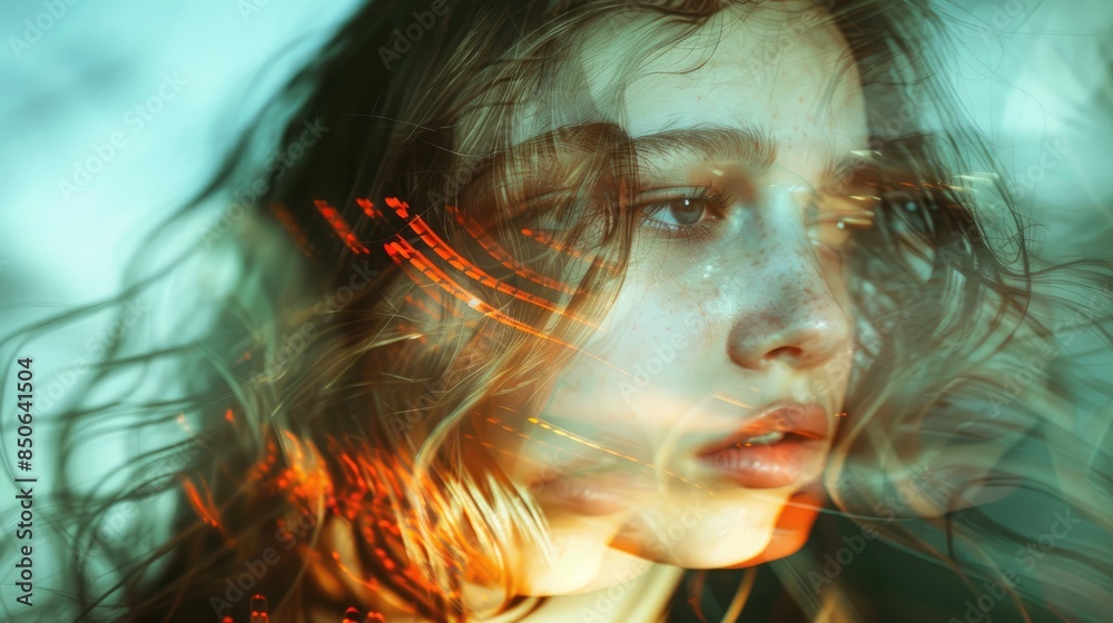 Portraying depression and anxiety through fashion with motion blur and double exposure techniques Portraying depression and anxiety through fashion with motion blur and double exposure techniques