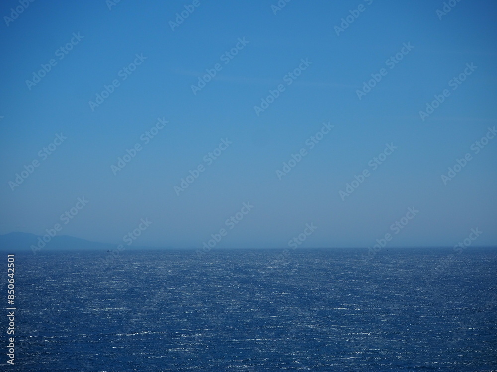Fototapeta premium 青空と海と地平線