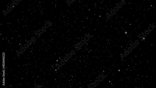 Realistic snowfall for alpha channel