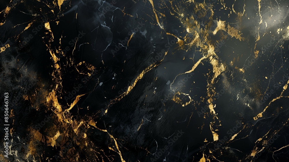 Abstract black and gold marble texture with bold patterns and high contrast. Abstract black and gold marble texture with bold patterns and high contrast.