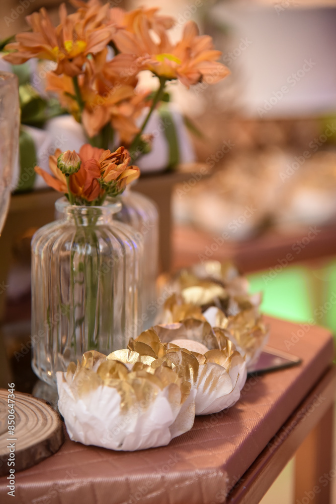 room interior, candy table, flower decoration, decorated table, table setting, birthday party, ballroom, cake table, cake and candy table
room interior, candy table, flower decoration, decorated table, table setting, birthday party, ballroom, cake table, cake and candy table