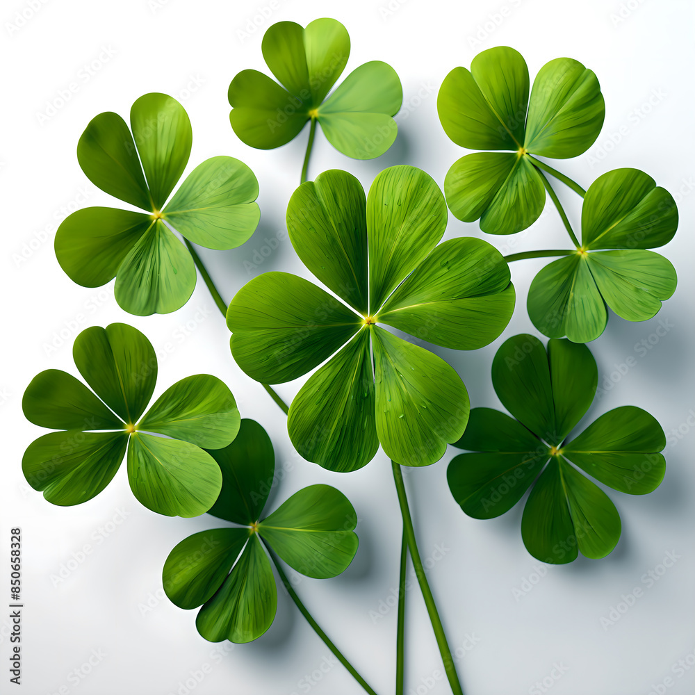 four leaf clover isolated four leaf clover isolated