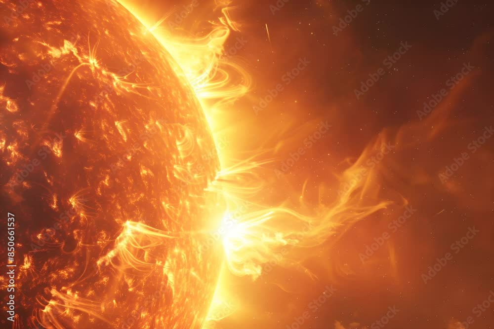 Sun in space