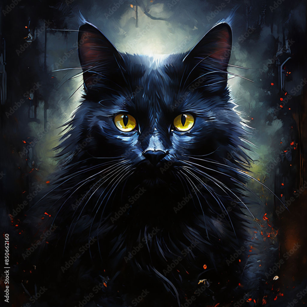 cat in the night cat in the night