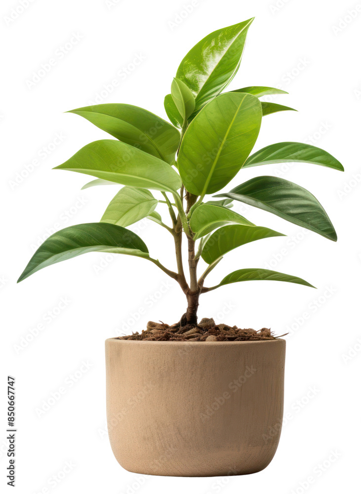 PNG Indoor mini plant leaf white background cultivated PNG Indoor mini plant leaf white background cultivated