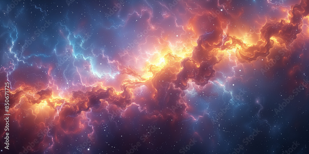 Fototapeta premium fantasy space nebula in the universe