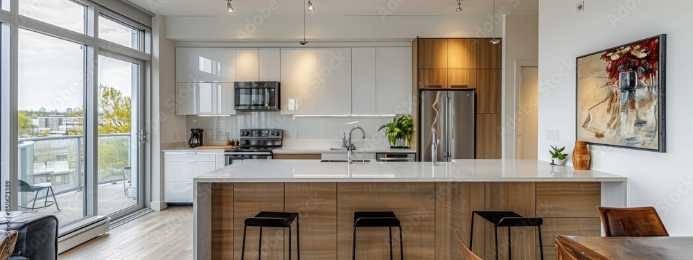 Kitchen decoration in condo Kitchen decoration in condo