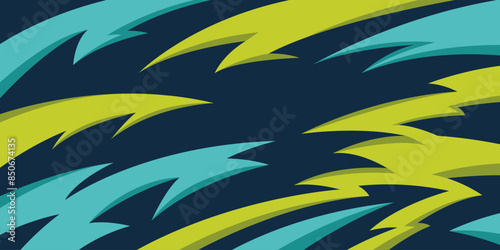 Side body graphic sticker. Abstract racing design concept. Car decal wrap design for motorcycle, boat, truck, car, boat and more.