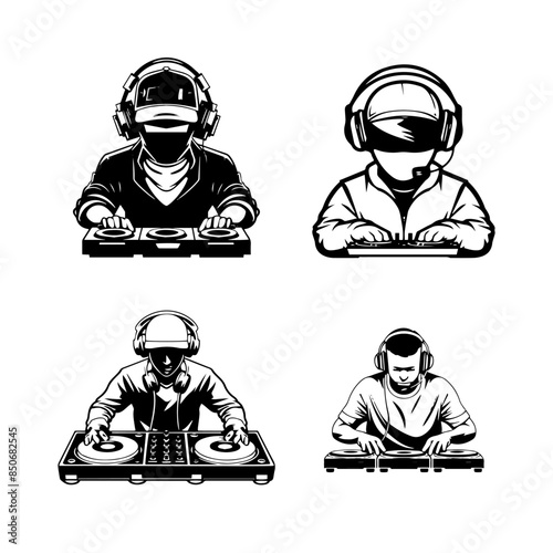 dj with headphones