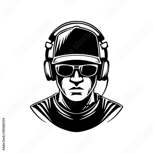 dj with headphones