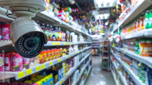 Surveillance cameras in a store, highlighting efforts to prevent and detect crime