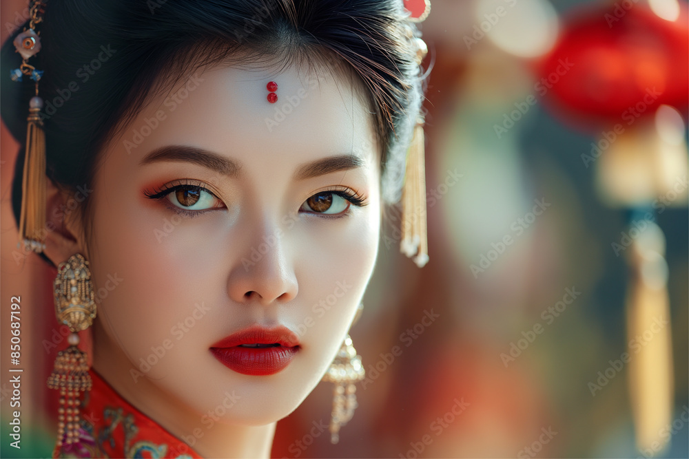 Beautiful Asian women in traditional clothing can focus on the elegance, traditional beauty, and rich culture reflected in every detail of their clothing. Beautiful Asian women in traditional clothing can focus on the elegance, traditional beauty, and rich culture reflected in every detail of their clothing.