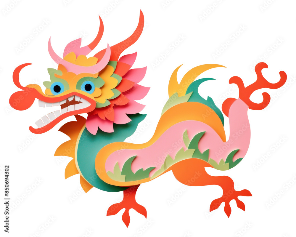 PNG Dragon Dance dragon craft paper. PNG Dragon Dance dragon craft paper.