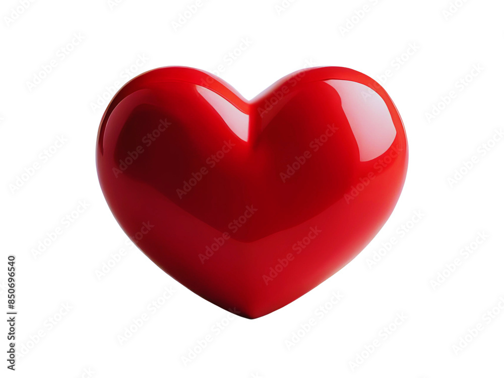 3d shiny and glossy red heart isolated on transparent background, png 3d shiny and glossy red heart isolated on transparent background, png