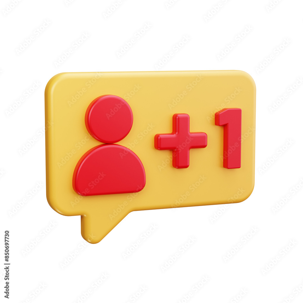 Fototapeta premium subscriber 3d render icon