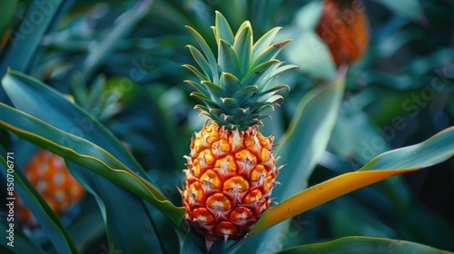 Wild pineapple plants produce rancid fruit