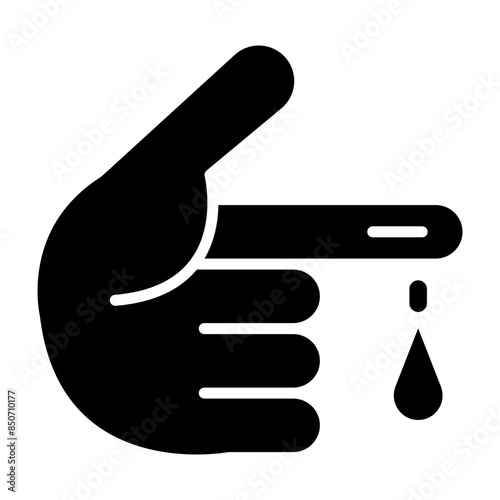 Diabetes Glyph Icon