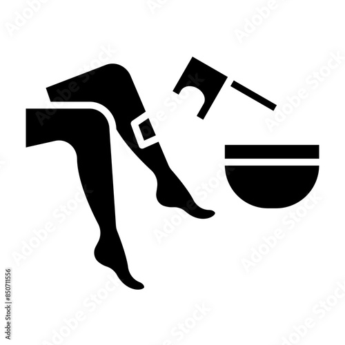 Waxing Glyph Icon
