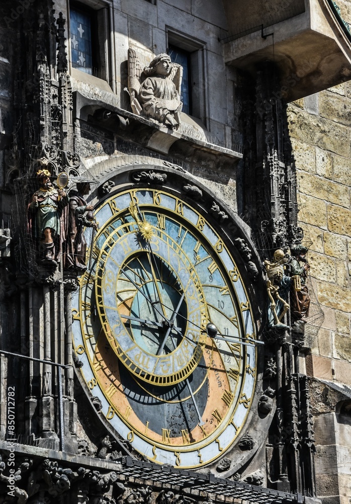 Obraz premium astronomical clock city