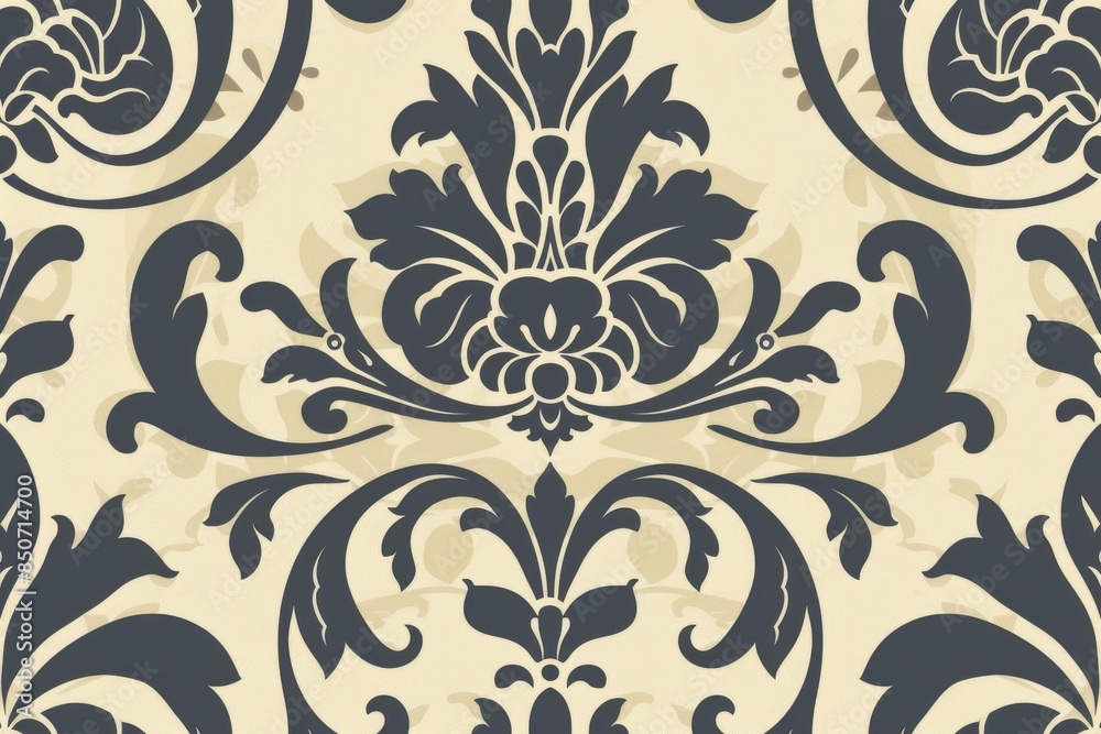 Elegant Floral Damask Pattern Elegant Floral Damask Pattern