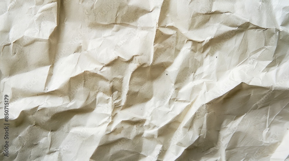 Obraz premium Close-up of white parchment paper with a vintage texture