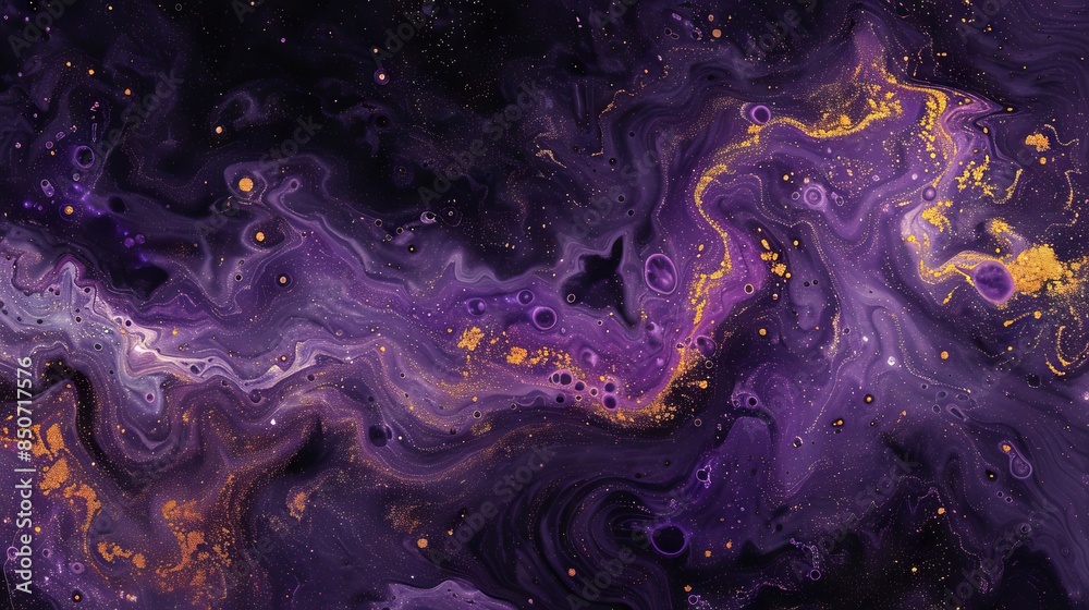 Purple and black marble texture with wavy lines and patterns. Purple and black marble texture with wavy lines and patterns.