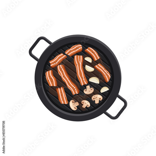Samgyeopsal, Korean grilled pork belly