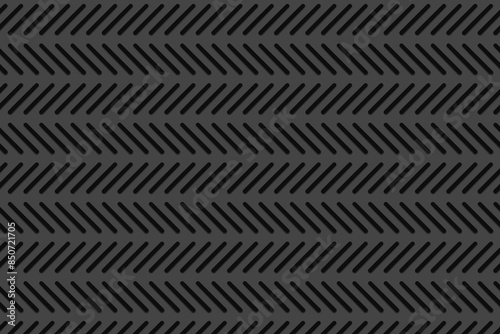 long round hole slotted perforated metal aluminum sheet floor surface checker texture seamless pattern industrial background