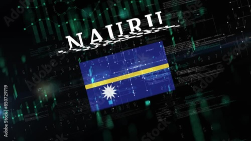 Nauru with Digital flag Intro photo