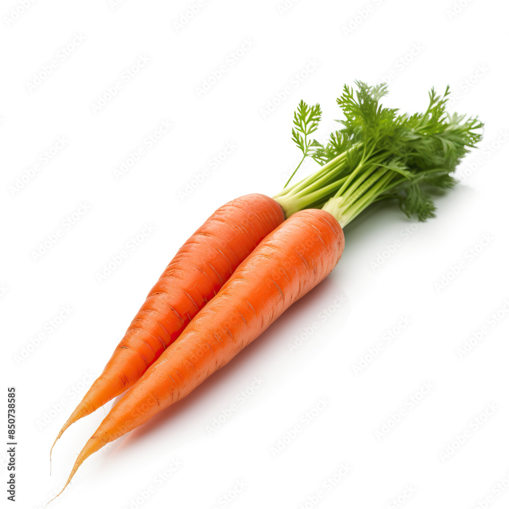 carrots on white background carrots on white background
