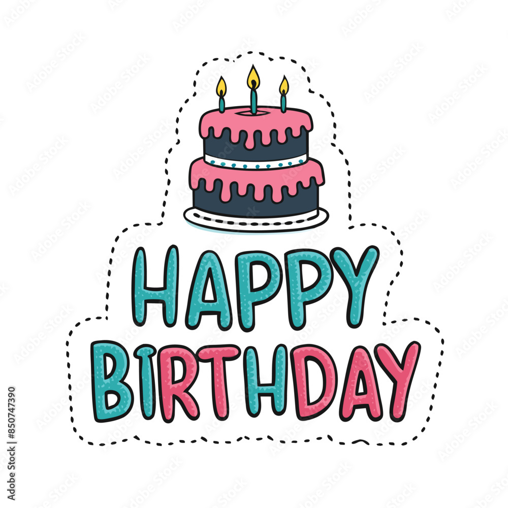 Happy birthday vector design Happy birthday vector design