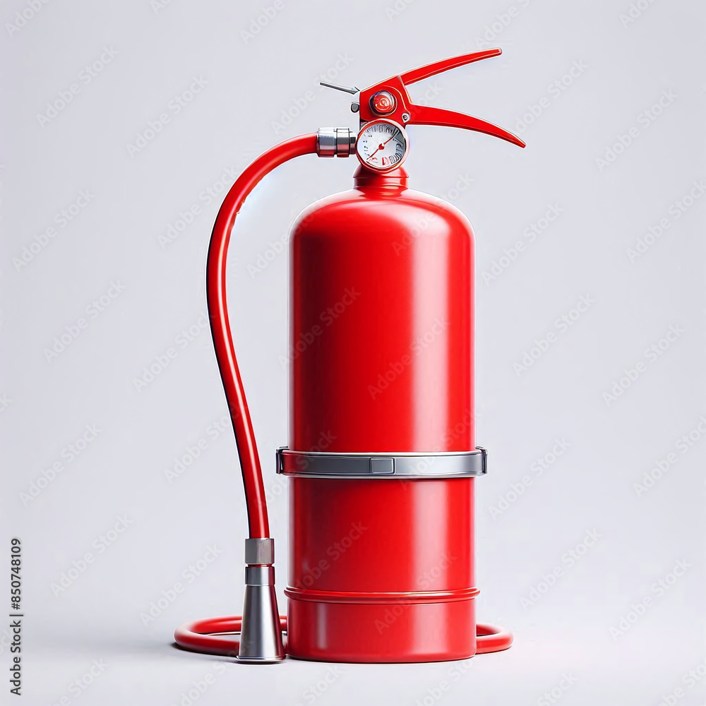 Fototapeta premium The Essential Fire Extinguisher, Isolated on White background