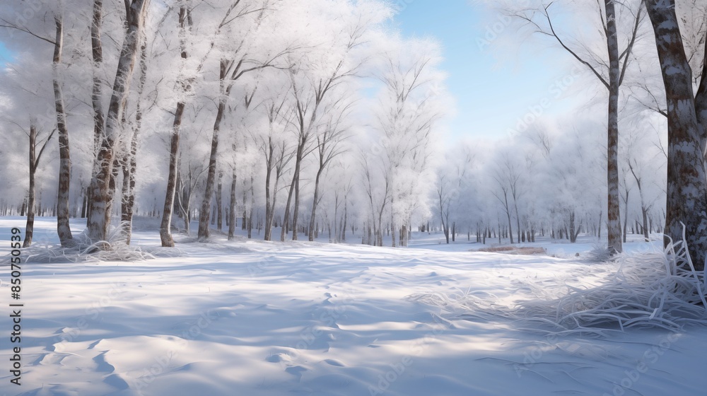 trees in the snow. trees in the snow.