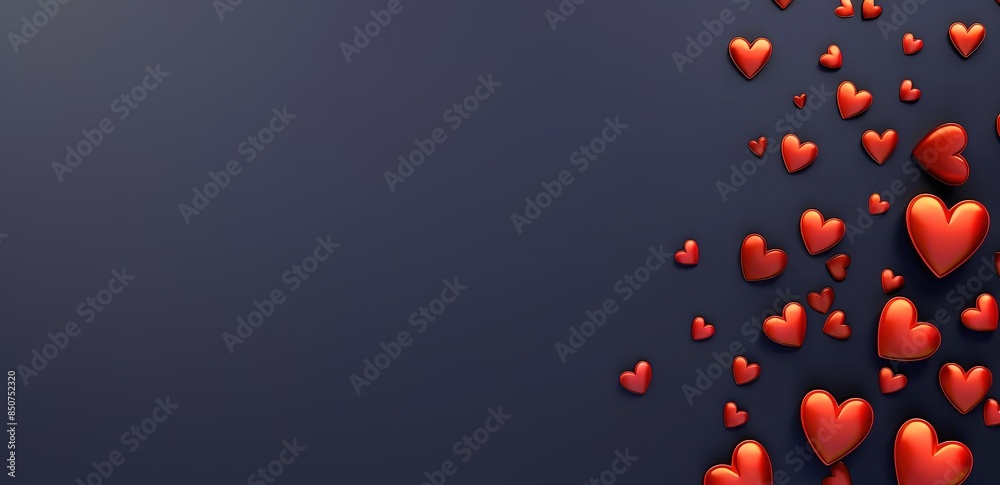 Several day shapes are colored red on a black background Several day shapes are colored red on a black background