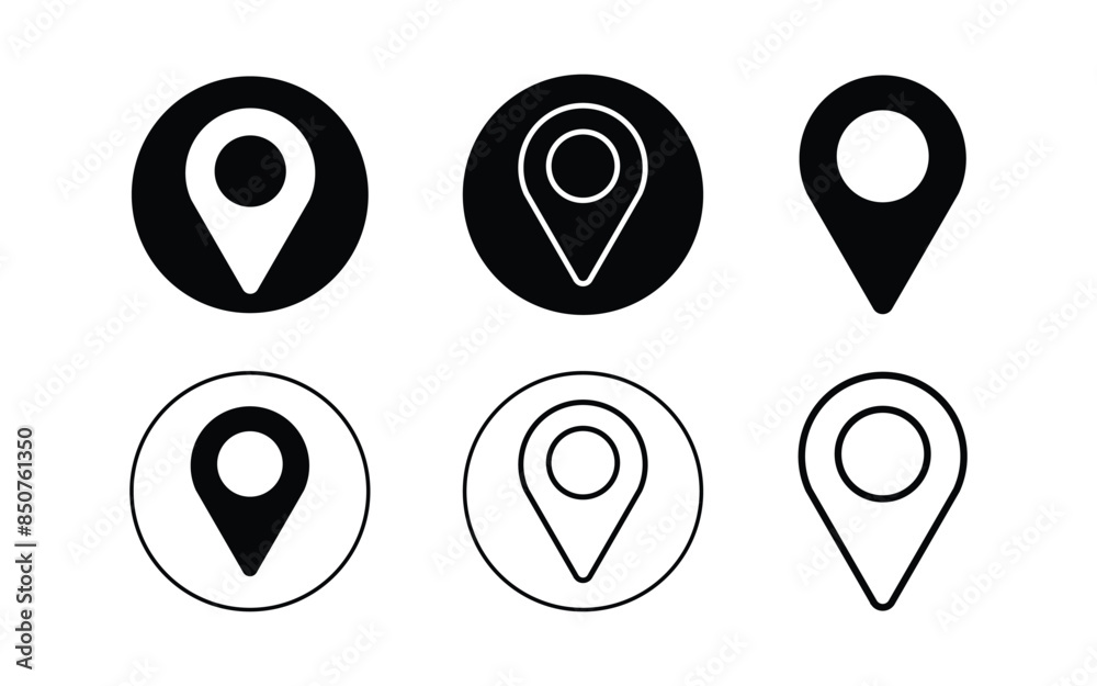 Place Location Icon vector illustration Place Location Icon vector illustration