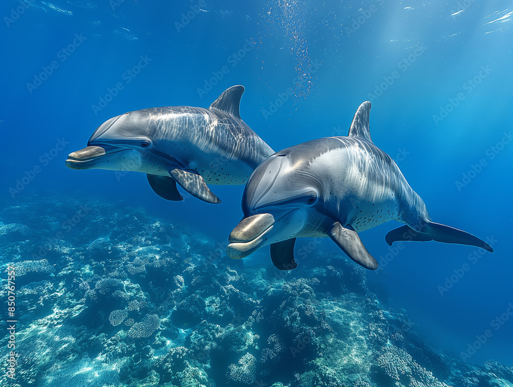 Fototapeta premium Delfine