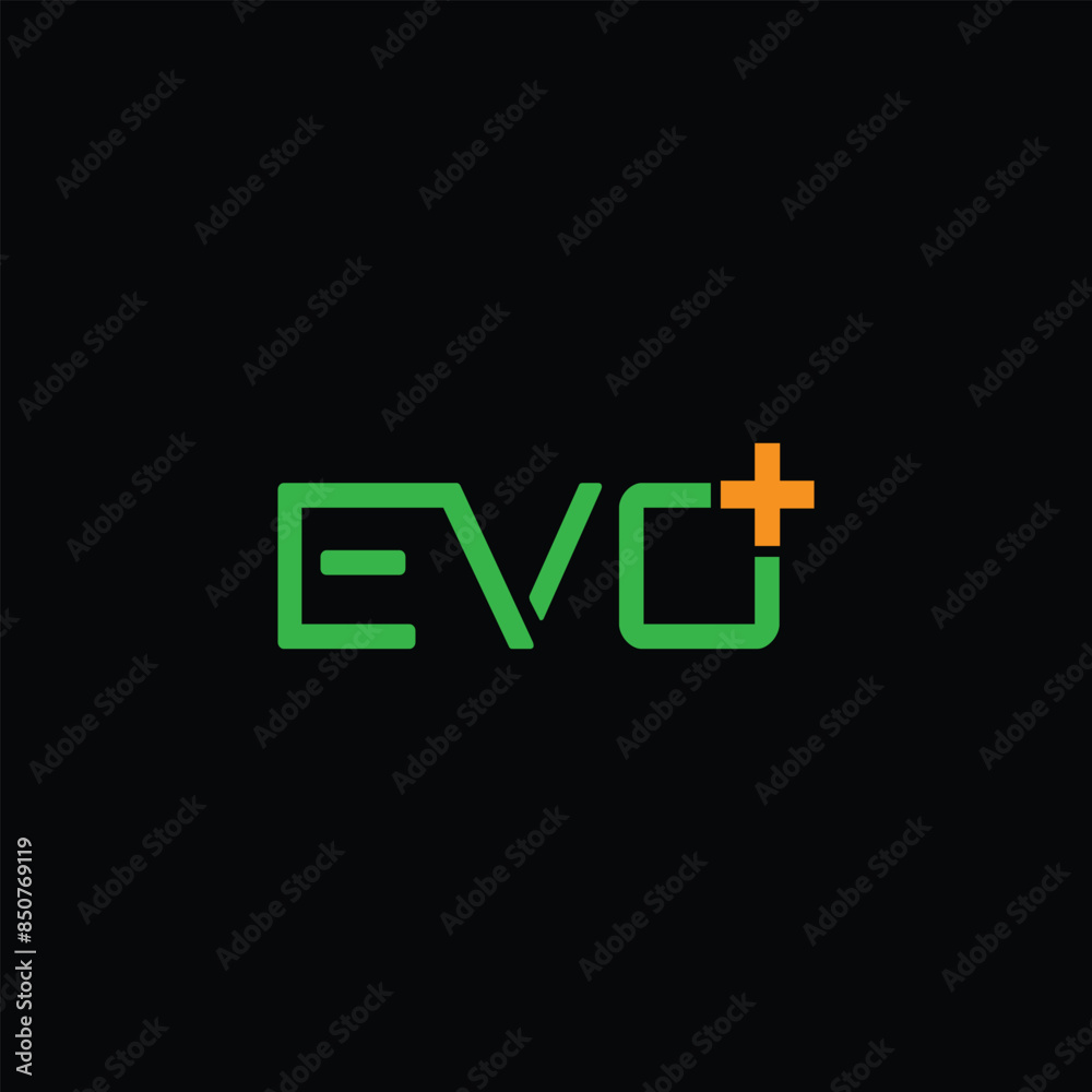 EVO Letter Initial Logo Design Template Vector Illustration EVO Letter Initial Logo Design Template Vector Illustration