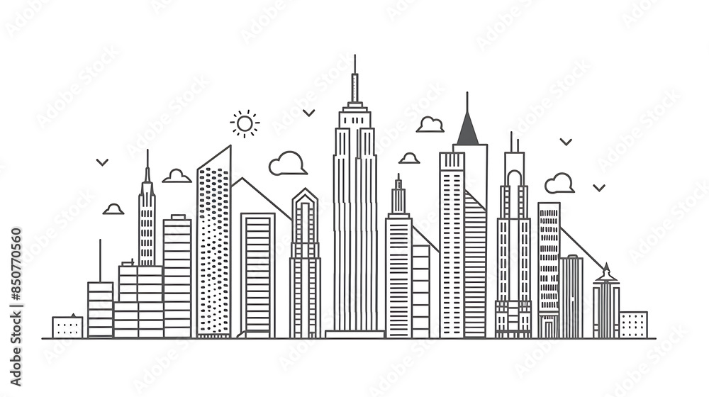 skyscraper line art, wallpaper, the beauty of the lines of buildings in the middle of the city skyscraper line art, wallpaper, the beauty of the lines of buildings in the middle of the city
