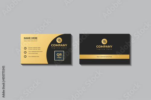  Modern and simple Business Card Template For company Corporate Style, Creative And Simple business card design