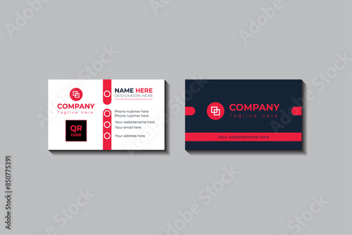  Modern and simple Business Card Template For company Corporate Style, Creative And Simple business card design