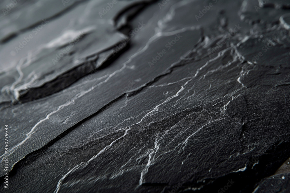 Black stone texture. Black slate, background Black stone texture. Black slate, background