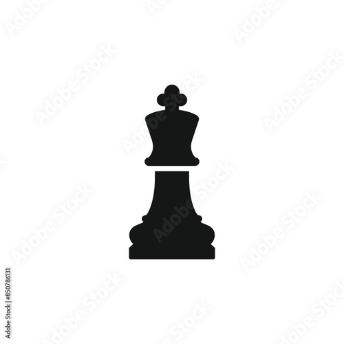 King chess icon vector. EPS 10 editable vector