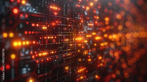 abstract technological background,circiut glowing photo