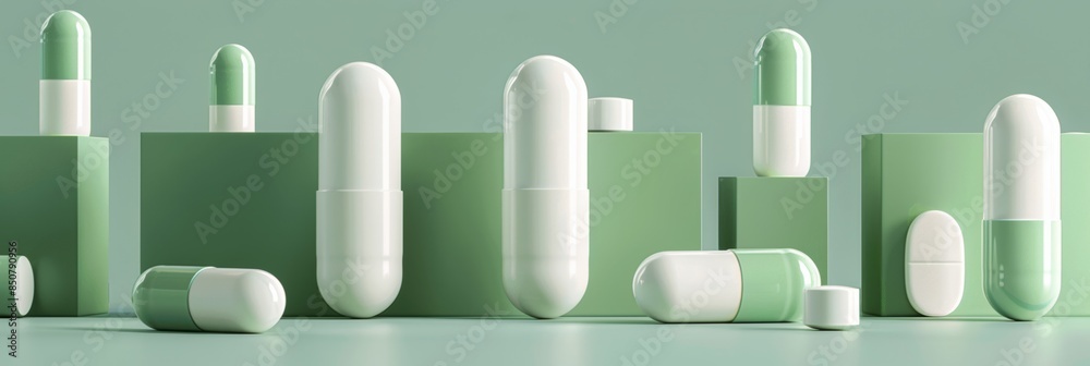 Green and White Pills on Geometric Platforms Green and White Pills on Geometric Platforms
