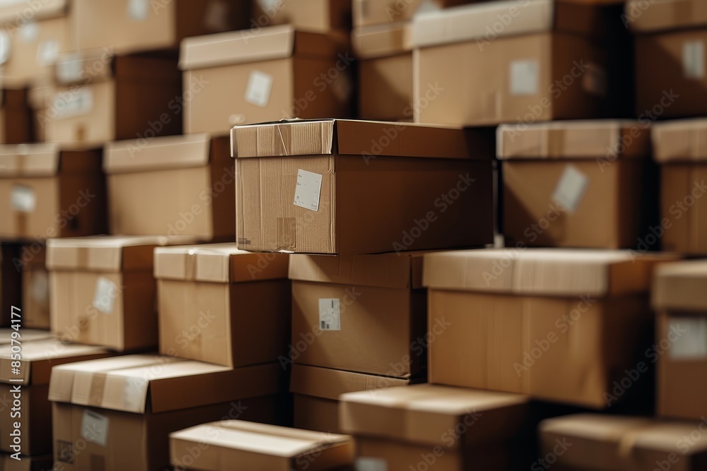 custom made wallpaper toronto digitalA stack of cardboard boxes with a single box on top