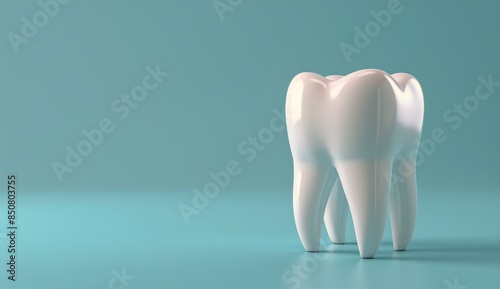 A Single White Tooth Model on a Blue Surface