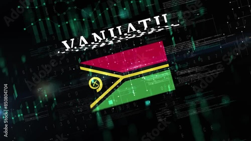 Vanuatu with Digital flag Intro photo