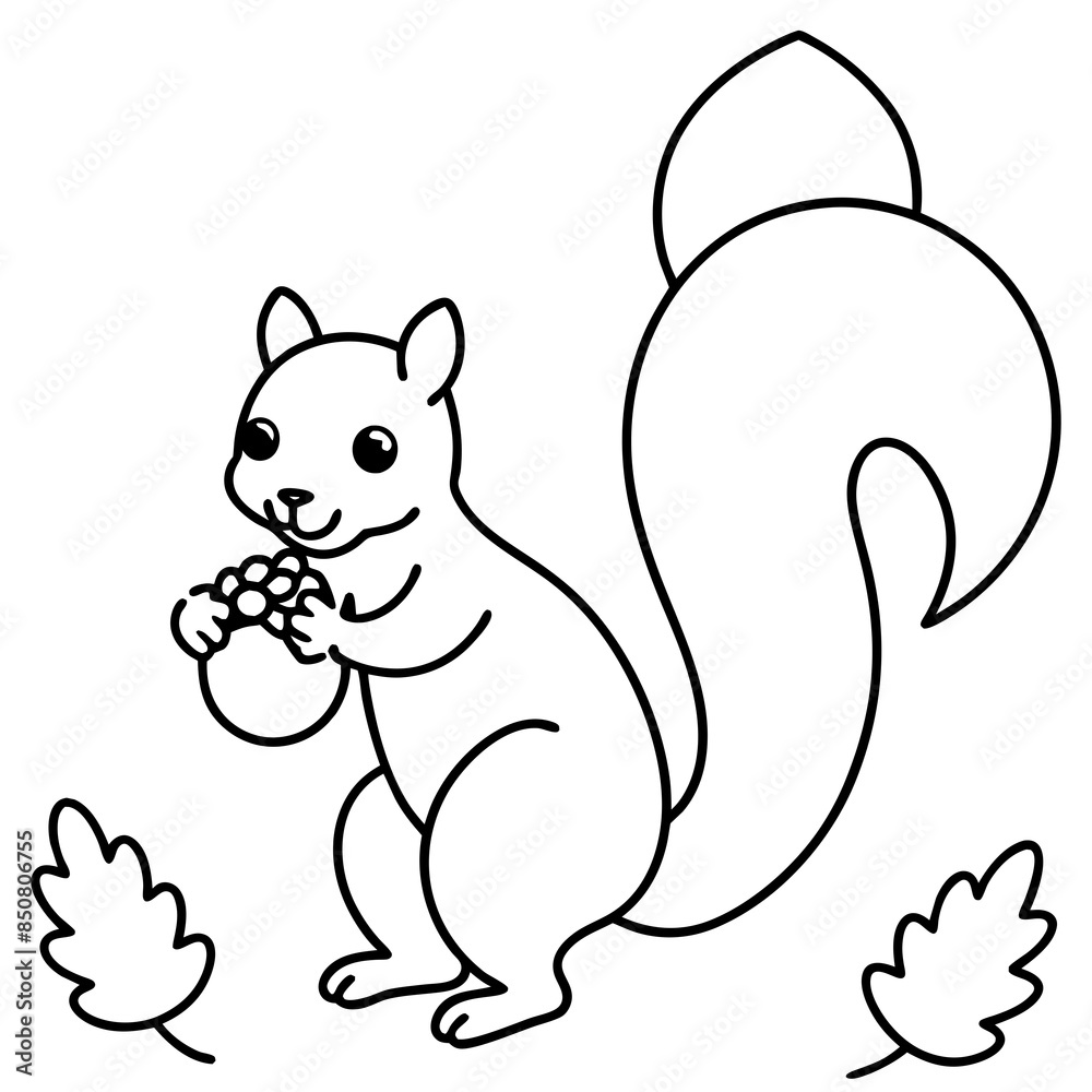 sweet-squirrel-gathering-acorns-in-a-forest-settin sweet-squirrel-gathering-acorns-in-a-forest-settin