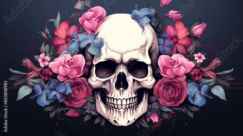 skull and crossbones irate, tattoo, icon, black, bones, spooky, art, teeth, 
